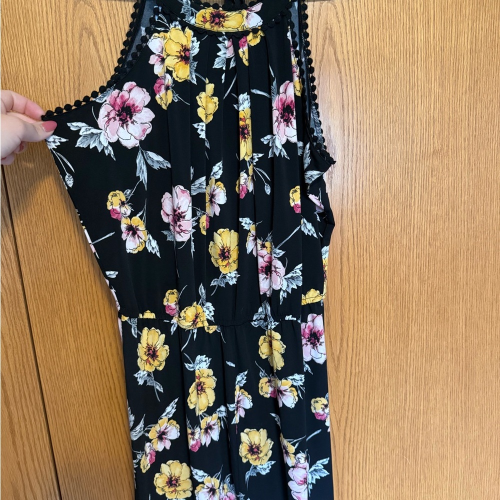 Floral Sleeveless Romper